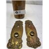 Image 2 : Vintage Plum Bob, Brass Door Plates, Etc.
