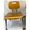 Image 2 : Nice Lot Of 2 Vintage Elementary School Chairs, Very Good Condition