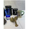 Image 3 : Vintage Decorative Kitchen Lot of Mugs, Canisters, Trivet And Brass Lobster Spoon Holder