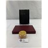 Image 1 : Nice Lidded Alabaster Made In England Small Lidded Bowl And Old Bible In Box
