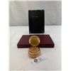 Image 2 : Nice Lidded Alabaster Made In England Small Lidded Bowl And Old Bible In Box