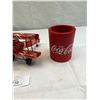 Image 4 : Custom Made Coca-Cola Airplane Made From Cans Plus 2 Cup Holders And Coca-Cola Luggage Tag