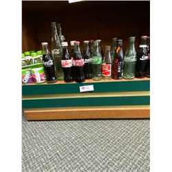 Large Lot Of Coca-Cola Bottles Plus 6 Pack Of Vintage Crush Bottles In Carrier