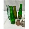 Image 3 : Vintage Lot Of Old Bottles, Flasks, Etc.