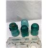 Image 3 : Nice Vintage Glass Lot Of Insulators, Inkwells, Etc.