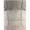 Image 2 : Vintage Mickey Mouse Etched Glass Plate Walt Disney Productions