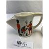 Image 2 : Vintage Lord Nelson Pottery Shaving Mug And Vintage Milk Glass Vase