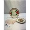 Image 1 : Nice Lot Of 3 Mid Century Modern Plates, Depression Glass, Calgary Stampede And Hand Painted Souther