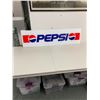 Image 1 : Very Nice Pepsi 47"x13" Plexi Glass Sign From Top Of Cooler