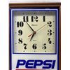 Image 2 : Nice 10"x15" Pepsi Wall Clock In Good Working Order