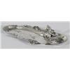 Image 1 : ART NOUVEAU SILVERPLATED DRESSER TRAY, 14" lo