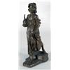 Image 1 : BRONZE FIGURE OF MAIDEN signed indistinctly,