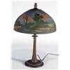 Image 1 : JEFFERSON REVERSE PAINTED LAMP with landscape