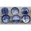 Image 1 : ROYAL COPENHAGEN CHRISTMAS PLATES (6), 1914-1