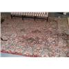 Image 1 : ROOMSIZE SAROUK CARPET 10'4"x13'6", circa 194