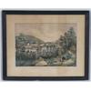 Image 1 : CURRIER & IVES LITHOGRAPH, West Point, 11"x15