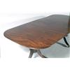 Image 2 : REGENCY MAHOGANY TWIN PEDESTAL DINING TABLE t
