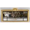 Image 1 : REGENCY GILTWOOD OVERMANTLE MIRROR 37"x72" ea