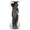 Image 1 : CONTINENTAL FIGURAL CARVED "TURK" PEDESTAL 52