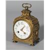 Image 1 : FRENCH PENDULE D'OFFICER BRONZE CLOCK signed
