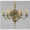 Image 1 : DUTCH BRASS CHANDELIER 19" diameter, 17" high