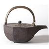 Image 1 : CHINESE BRONZE TEAPOT, with scenic decoration