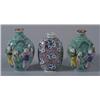 Image 1 : GROUP OF 3 CHINESE SNUFF BOTTLES, largest 2 3
