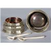 Image 2 : PAIR OF PAKTONG MASTER SALTS 2 1/4" diameter