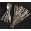 Image 2 : WHITING "HERALDIC" STERLING FLATWARE, 13" lad