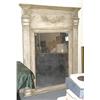 Image 1 : FRENCH TRUMEAU MIRROR, 75"x54" in later paint