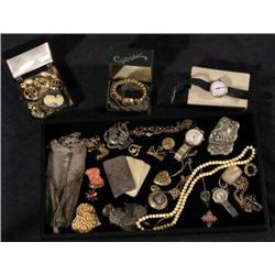 COLLECTION OF MISC. JEWELRY, WATCHES, watches