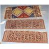 Image 1 : GROUP OF 3 WEAVINGS, (2) Turkeman bag faces a