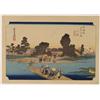 Image 2 : HIROSHIGE Pair of woodblock prints, CONDITION