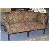 Image 1 : 1 GEORGE III STYLE SETTEE with needlepoint up