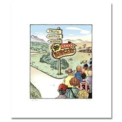 Bizarro! "Burger Wisdom" Numbered Limited Edition Hand Signed by creator Dan Pir