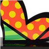 Image 2 : Romero Britto"For You II" Hand Signed Limited Edition Sculpture; Authenticated.