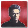 Image 1 : Steve Kaufman (1960-2010), "James Dean Red" Hand Signed HC Edition Hand Pulled s