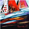 Image 2 : Natalia Sinkovsky, Hand Signed Original Acrylic Painting on Canvas with Letter A
