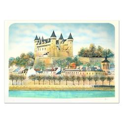 Rolf Rafflewski, "Chateau III" Limited Edition Lithograph, Numbered and Hand Sig