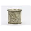 Image 11 : Rare Bronze & Silver Japanese Erotica Snuff Box