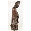 Image 10 : Antique Chinese Lacquer Wood Guanyin