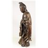 Image 14 : Antique Chinese Lacquer Wood Guanyin