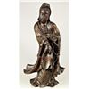 Image 15 : Antique Chinese Lacquer Wood Guanyin