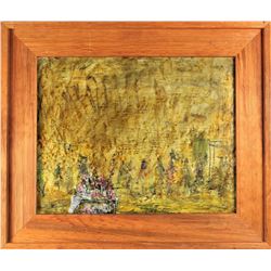 Pascal Cucaro (1915-2004) Amer, Oil/Mixed Media