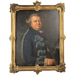 Continental Military Portrait, Oil on Canvas