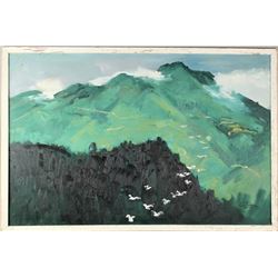 Ted Christensen (1911-1998) American, O/C