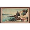 Image 1 : Mediterranean Seaside Landscape, Oil on Canvas