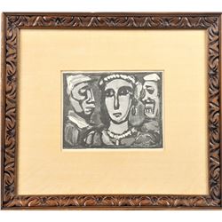 Georges Rouault (1871-1958) Wood Engraving