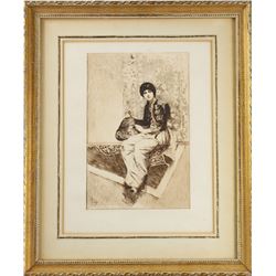 Jean Leon Gerome Ferris (1863-1930) Amer, Etching