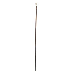 Porcelain Handle Gilt Cane